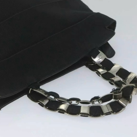 Salvatore Ferragamo Vala Canvas Hand Bag - Picture 2 of 8